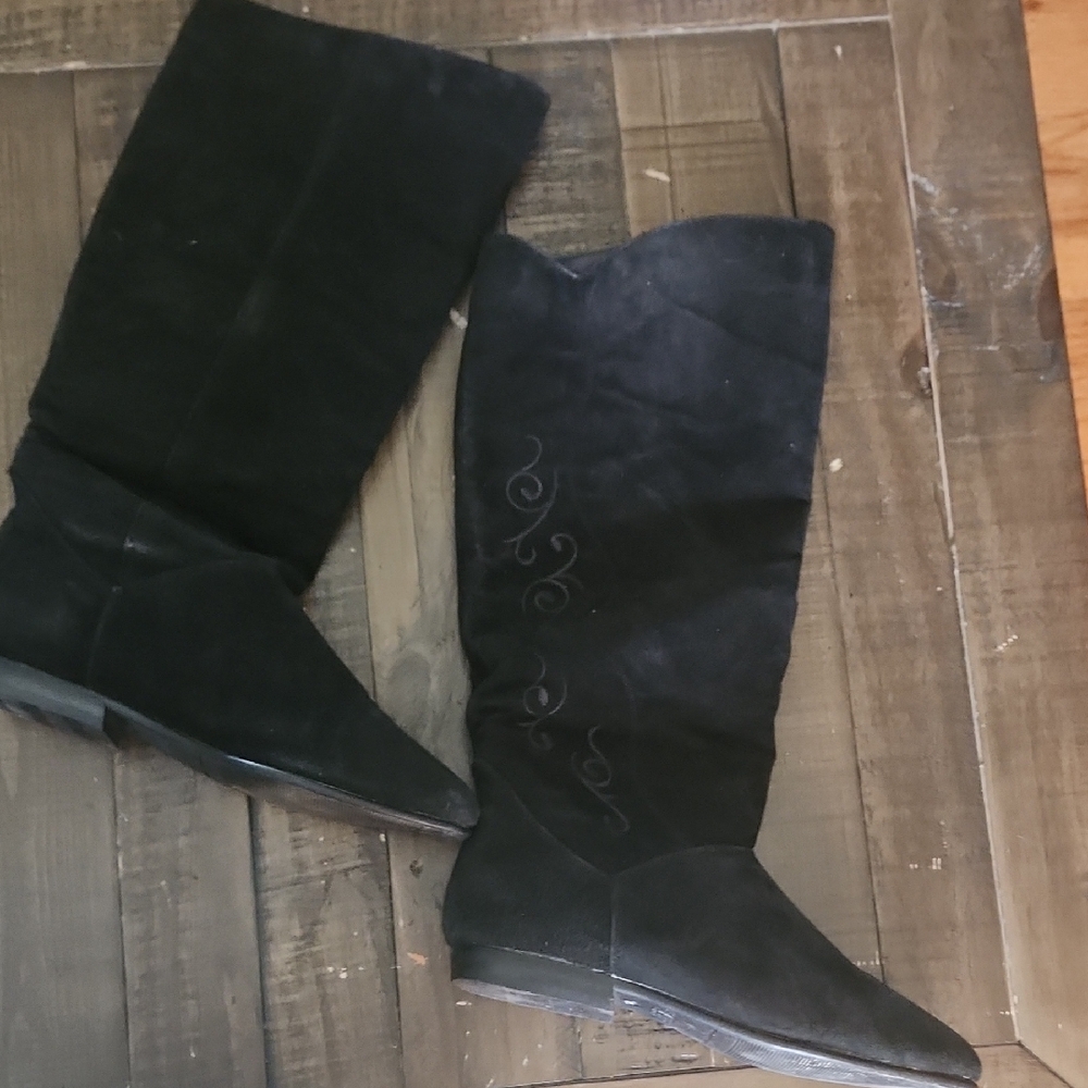 Elegant Black Over the Knee Boots for Women